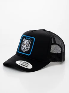 Czapka Z Daszkiem Trucker Czarna z Wilkiem MyStars Wolf DAMSKA MĘSKA MODNA - Czapki i chusty sportowe męskie Czapka Z Daszkiem Trucker Czarna z Wilkiem MyStars Wolf DAMSKA MĘSKA MODNA - Czapki i chusty sportowe męskie - miniaturka - grafika 1