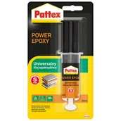 Kleje i inne preparaty budowlane - Klej epoksydowy POWER EPOXY Uniwersalny 5 min. Pattex - miniaturka - grafika 1