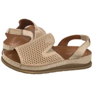 Sandały Beżowe L7066-04/00-1 (MA1386-b) Maciejka - Sandały damskie - miniaturka - grafika 1