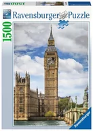 Puzzle - Ravensburger Puzzle 1500 elementów Big Ben z Kotem 4005556160099 - miniaturka - grafika 1