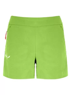 Salewa Szorty funkcyjne "Lavaredo" w kolorze zielonym - Spodnie sportowe damskie - miniaturka - grafika 1