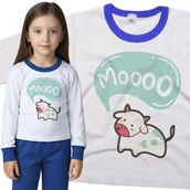 Piżamy dla dziewczynek - Piżama dziecięca Krowa Krówka 86/92 - VoloDonum - miniaturka - grafika 1