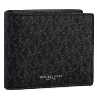 Portfele - Duży Portfel Męski Michael Kors Greyson 39F9LGYF5P Czarny - miniaturka - grafika 1