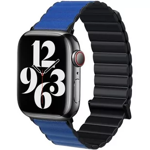 Pasek BELINE Magnetic Pro do Apple Watch 42/44/45/49mm Czarno-niebieski - Akcesoria do smartwatchy - miniaturka - grafika 2