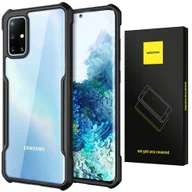 Etui i futerały do telefonów - Etui Pancerne Spacecae Beetle Przezroczyste Plecki Case Pokrowiec Obudowa Galaxy A71 Czarny - miniaturka - grafika 1