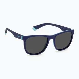 Okulary przeciwsłoneczne dziecięce Polaroid PLD 8049/S blue azure/grey polarized WYSYŁKA W 24H 30 DNI NA ZWROT - Okulary przeciwsłoneczne - miniaturka - grafika 1