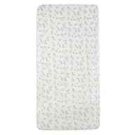 Prześcieradła dla dzieci - Jollein prześcieradło do łóżeczka 120x60 cm WILD FLOWERS - miniaturka - grafika 1