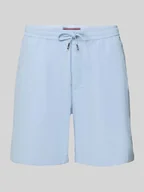 Spodenki męskie - Szorty o kroju regular fit z mieszanki bawełny i elastanu - miniaturka - grafika 1