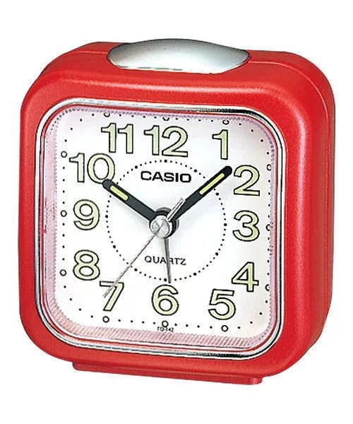 Casio Wake Up Timer  cyfrowy budzik, czerwony TQ-142-4EF