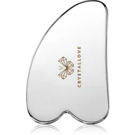 Rollery do masażu - Crystallove Crystallove Cryo Ice Gua Sha Płytka do masażu twarzy gua sha ze stali nierdzewnej 1 szt - miniaturka - grafika 1