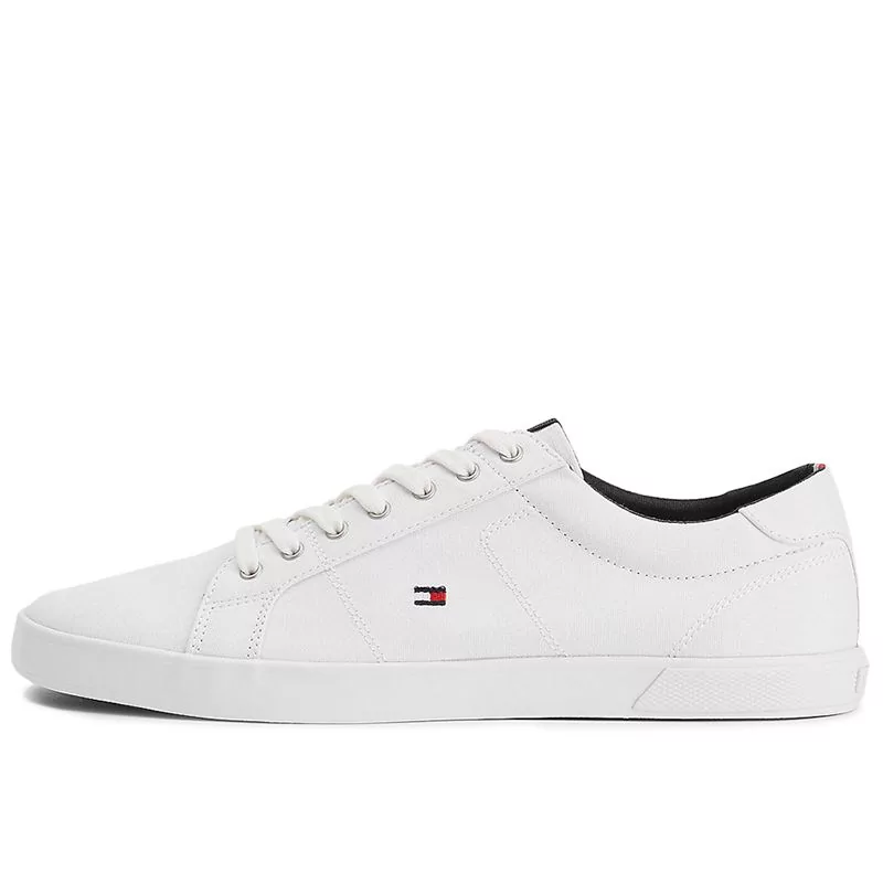 Buty Tommy Hilfiger Iconic Long Lace FM0FM01536-0K4 - białe