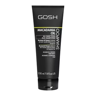Gosh  Macadamia Oil Szampon do włosów 230ml - Szampony do włosów - miniaturka - grafika 1