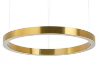 Lampy sufitowe - KingHome Lampa wisząca RING 80 złota - LED, stal JD8169-80 - miniaturka - grafika 1