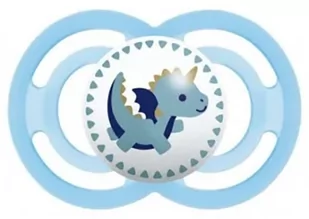 Smoczka dla dzieci Mam Baby Perfect Soother 16+ Silicone Blue 1 szt - Smoczki uspokajające - miniaturka - grafika 1