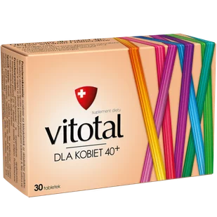 Vitotal dla kobiet 40+, 30 tabletek - Witaminy i minerały - miniaturka - grafika 1