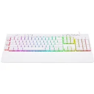 Klawiatury - Redragon K512W-RGB Shiva White Gaming Keyboard - miniaturka - grafika 1