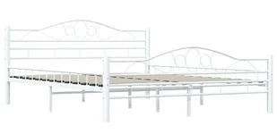Metalowe Białe Łóżko W Stylu Loft 160X200 Cm Ontario 12X - Łóżka - miniaturka - grafika 1