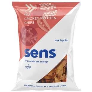 SENS - Chipsy proteinowe białkowe ze świerszczy - Hot Chili - 80 g - Chipsy - miniaturka - grafika 1