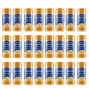 Napój gazowany Aranciata Naturali pomarańczowa puszka 24 x 330ml - San pellegrino - Napoje gazowane - miniaturka - grafika 1
