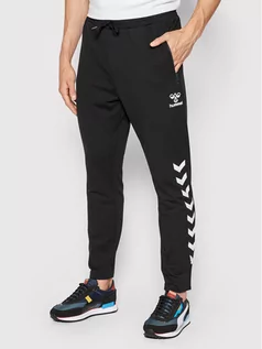 Spodnie sportowe męskie - Hummel Spodnie dresowe Ray 2.0 211155 Czarny Tapered Fit - grafika 1