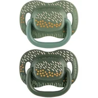 Smoczki uspokajające - Canpol Smoczek uspokajający 0-6m 2szt 34/930gre - miniaturka - grafika 1