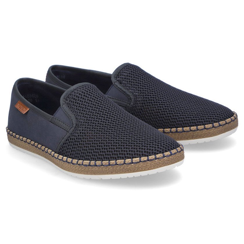 Mokasyny męskie Rieker B5265-14 BLUE 45