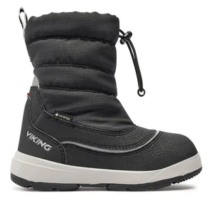 Śniegowce Viking Toasty Pull-On Warm Gtx GORE-TEX 3-94015-2 Czarny - Buty dla chłopców - miniaturka - grafika 1