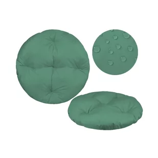 Domarex Siedzisko XXL Oxford Brasil wodoodporne turkusowy, 65 cm - Poduszki na krzesła - miniaturka - grafika 1