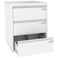 Meble i wyposażenie gabinetów medycznych - Biurowa nadstawka metalowa do kartotek osobowych NSZK 318/3 ST - miniaturka - grafika 1