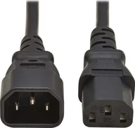 Kable komputerowe i do monitorów - Kabel zasilający Eaton EATON TRIPPLITE PDU Power Cord C13 to C14 - 10A 250V H05VV-F 2M Black P004-02M-EU - miniaturka - grafika 1