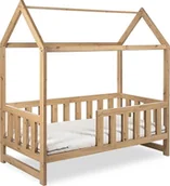 Łóżka dla dzieci i młodzieży - Elior Łóżko dziecięce LIV 80x160 dąb LITTLE SKY - miniaturka - grafika 1