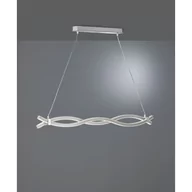 Lampy sufitowe - Trio RL Wave R32352107 lampa wisząca zwis 1x16W LED 3000K nikiel mat / biały - miniaturka - grafika 1