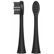 Końcówki do szczoteczek elektrycznych - Końcówki wymienne Feelo Pro Black Standard do szczoteczki sonicznej Feelo Pro - miniaturka - grafika 1