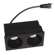 Lampy ogrodowe - Wpuszczany moduł sufitowy MODULAR HM180 2L Maxlight LED 6W 3000K czarny - miniaturka - grafika 1