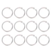 Zasłony prysznicowe - Wenko Haki do zasłony prysznicowej LARGE 12 sztuk 19193100 - miniaturka - grafika 1