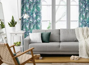 Zasłona 140 x 250 Dekoracyjna Design91 Palms 02 - Zasłony - miniaturka - grafika 8