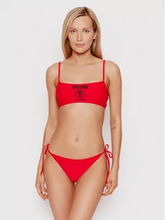 Moschino Underwear & Swim Dół od bikini A7133 5211 Czerwony - Stroje kąpielowe - miniaturka - grafika 1