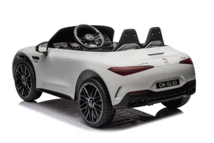 Auto Na Akumulator Mercedes AMG SL63 Biały - Pojazdy elektryczne dla dzieci - miniaturka - grafika 9