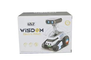 Robot światło dźwięk ruchome elementy angielskie słówka 6678-6 Maksik - Roboty dla dzieci - miniaturka - grafika 1