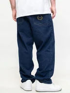 Spodnie męskie - SZEROKIE SPODNIE JEANSOWE BAGGY MĘSKIE Niebieskie Metoda Sport Laur M - miniaturka - grafika 1