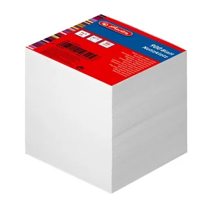 Herlitz 146225 karteczka samoprzylepna Kwadrat Biały 900 ark. Samoprzylepny - Szkolne artykuły papiernicze - miniaturka - grafika 1
