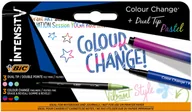 Przybory szkolne - Bic Intensity Color Change + Pastel Dual Tip 6 kolorów - miniaturka - grafika 1