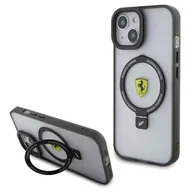 Etui i futerały do telefonów - Etui Ferrari Ring Stand 2023 Collection MagSafe na iPhone 15 Plus / 14 Plus - przezroczyste - miniaturka - grafika 1