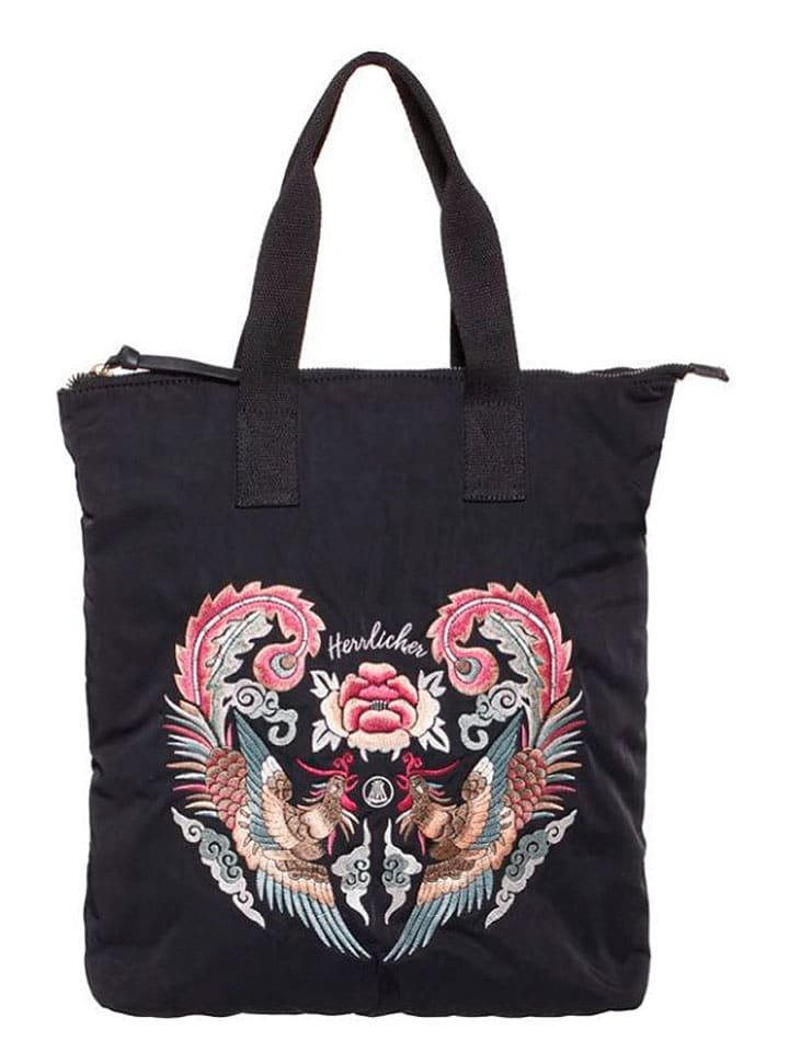 Herrlicher Shopper bag w kolorze czarnym