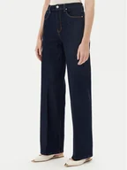 Spodnie damskie - Guess Jeansy W5YA1A D5PW1 Granatowy Wide Leg - miniaturka - grafika 1