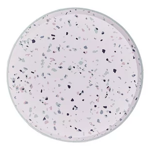 TALERZYKI PAPIEROWE TERRAZZO LASTRYKO 25 CM 8 SZT - Dekoracje i nakrycia stołu na imprezę - miniaturka - grafika 1