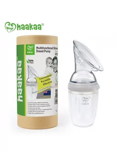 Haakaa Odciągacz silikonowy wielofunkcyjny Gen.3 250ml Grey - Laktatory - miniaturka - grafika 1