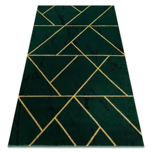 Dywan EMERALD ekskluzywny 1012 glamour, stylowy geometryczny, marmur butelkowa zieleń / złoty, 80x150 cm - Dywany Dywan EMERALD ekskluzywny 1012 glamour, stylowy geometryczny, marmur butelkowa zieleń / złoty, 80x150 cm - Dywany - miniaturka - grafika 1