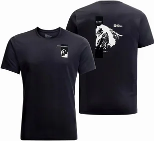 Jack Wolfskin Koszulka Męska Termoaktywna T-shirt Oddychający W Góry - L - Koszulki męskie - miniaturka - grafika 1