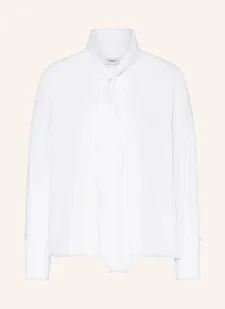 Pepe Jeans Bluzka Z Wiązaniem Pod Szyją Karyma weiss - Bluzki damskie - miniaturka - grafika 1